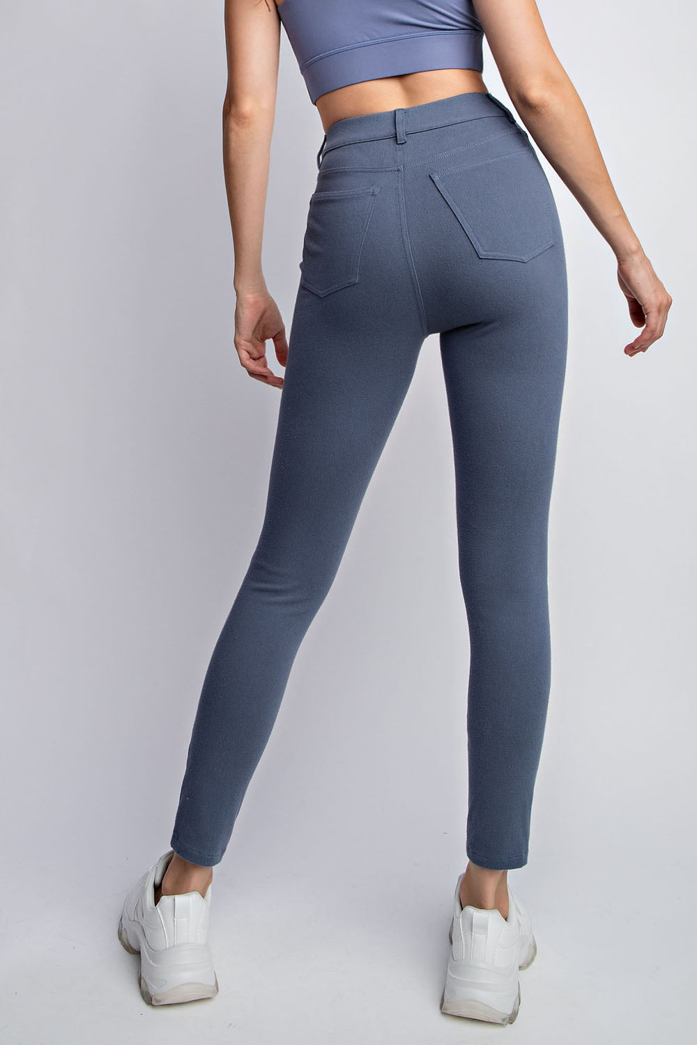 Triple Stretch Jeggings in Ocean Blue