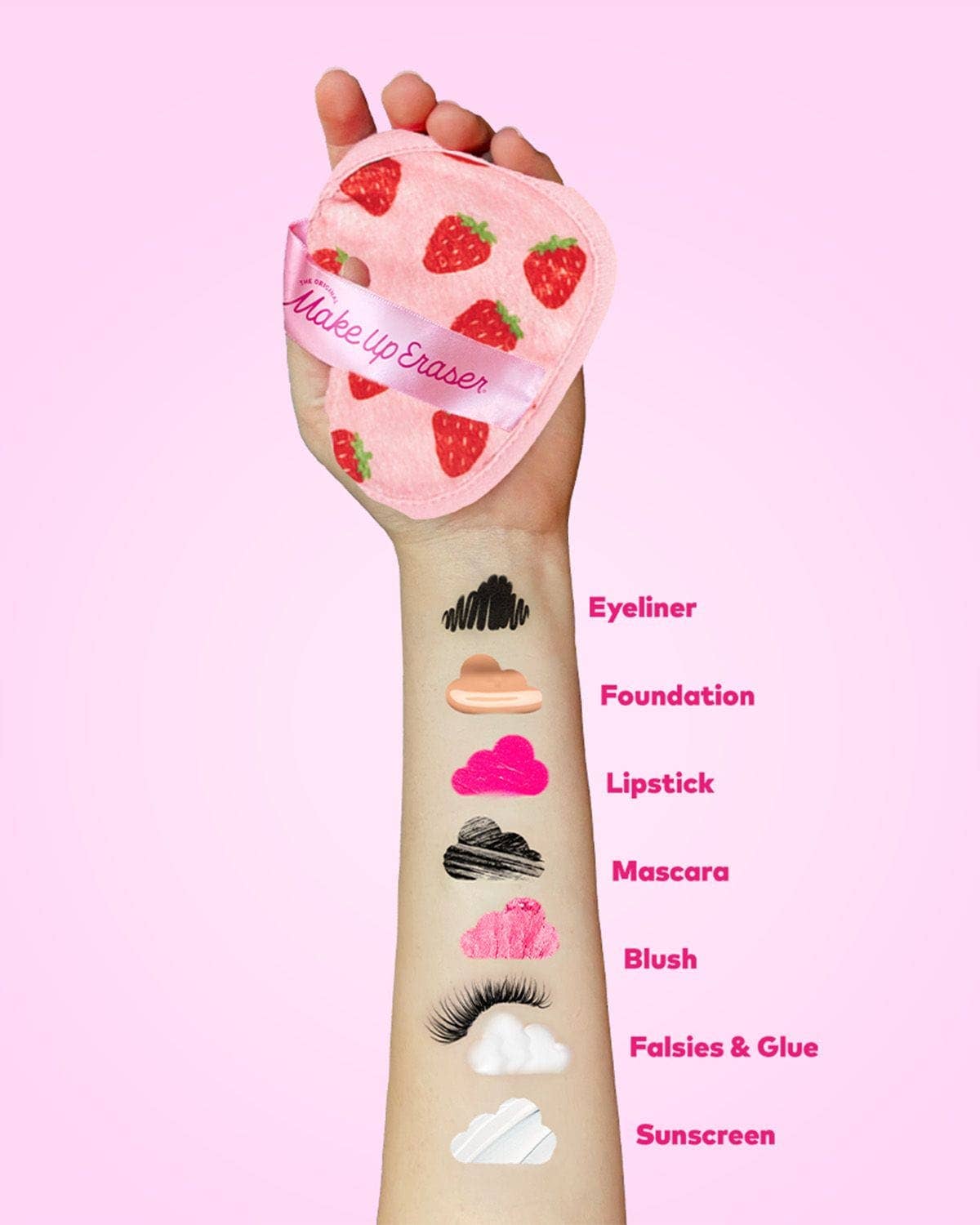 MakeUp Eraser Strawberry Fields 7-Day Set | Limited Edition