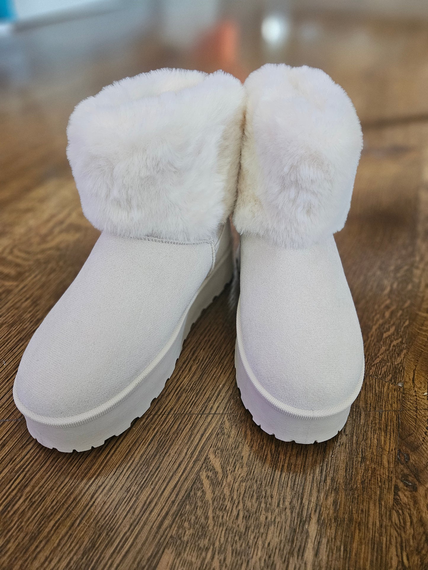 Very G Nude Everlie Fur Bootie - SALE
