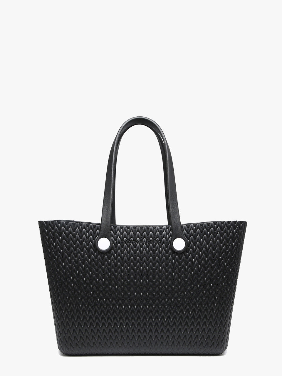 Carrie All Textured Versa Tote : Black