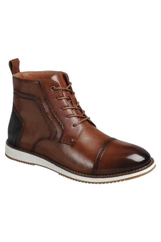 Men Lace Up Ankle Boots