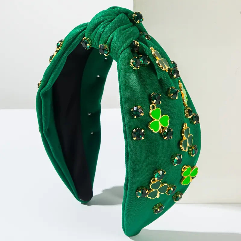 Saint Patty Rhinestone Headband