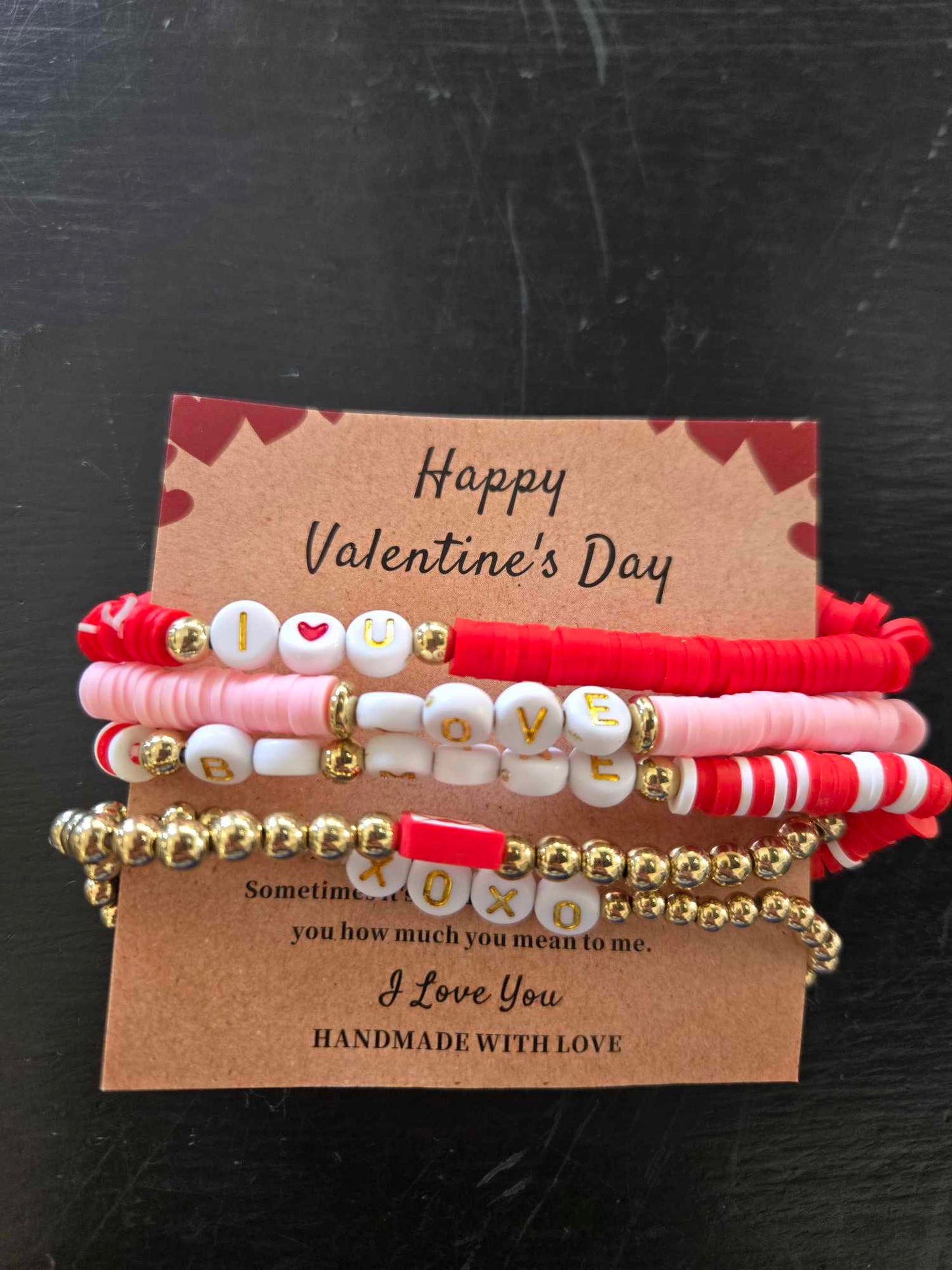 Valentine's Bracelet Stack - 7