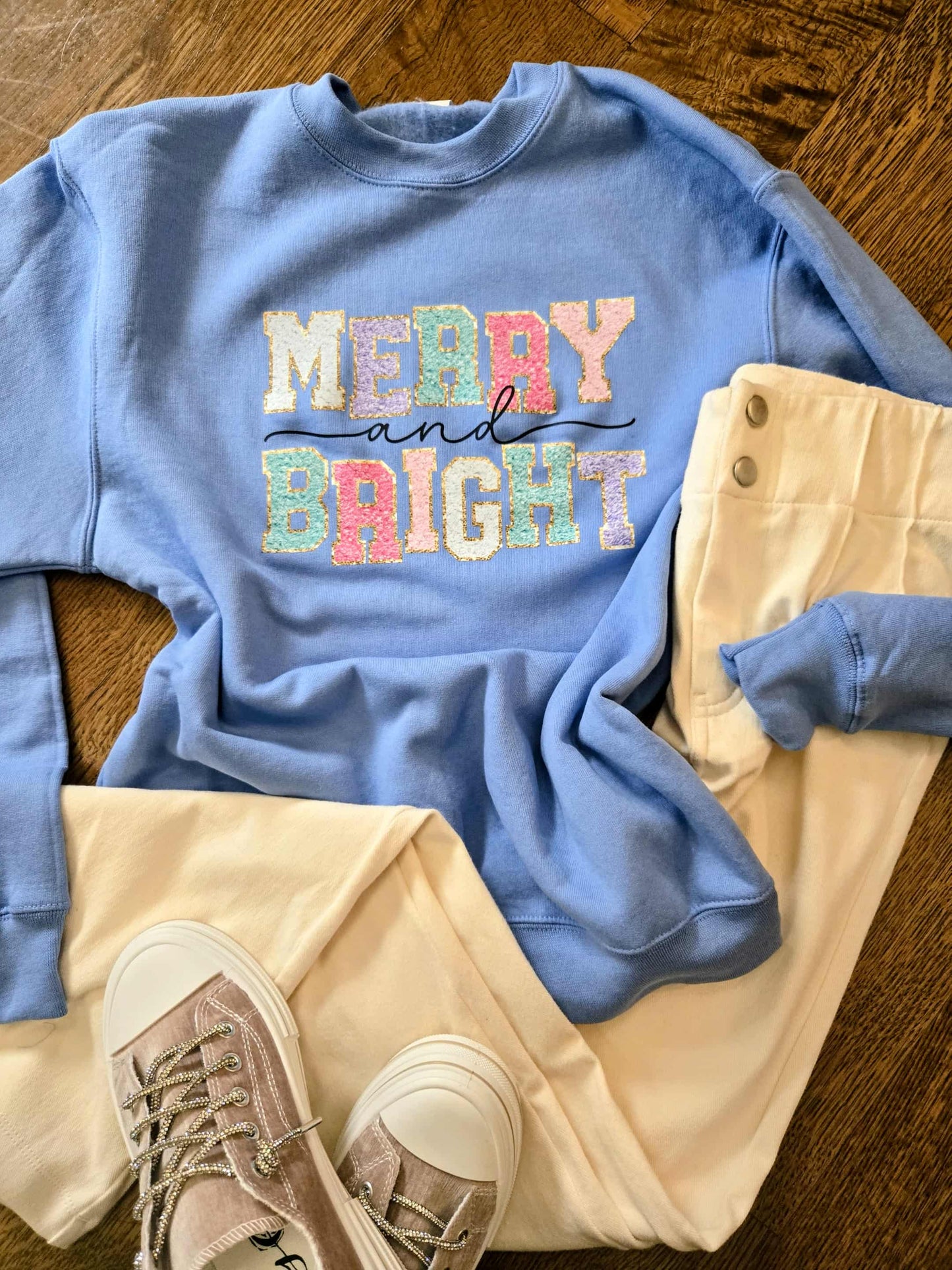 Merry and Bright Christmas Crewneck