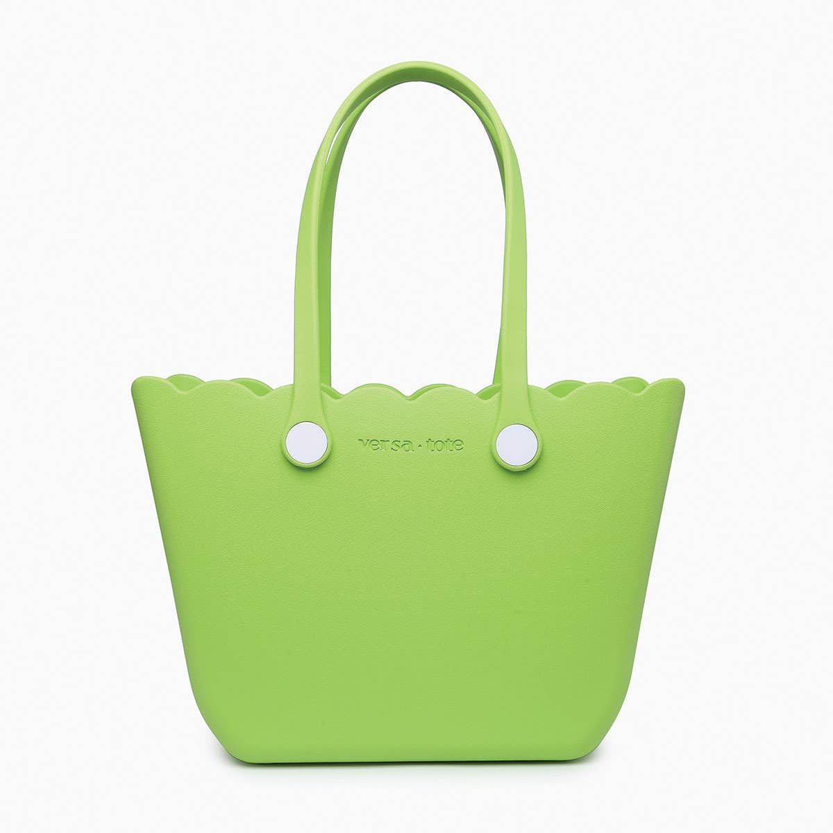 Rose Scalloped Versa Tote w/ Interchangeable Straps: Lavender