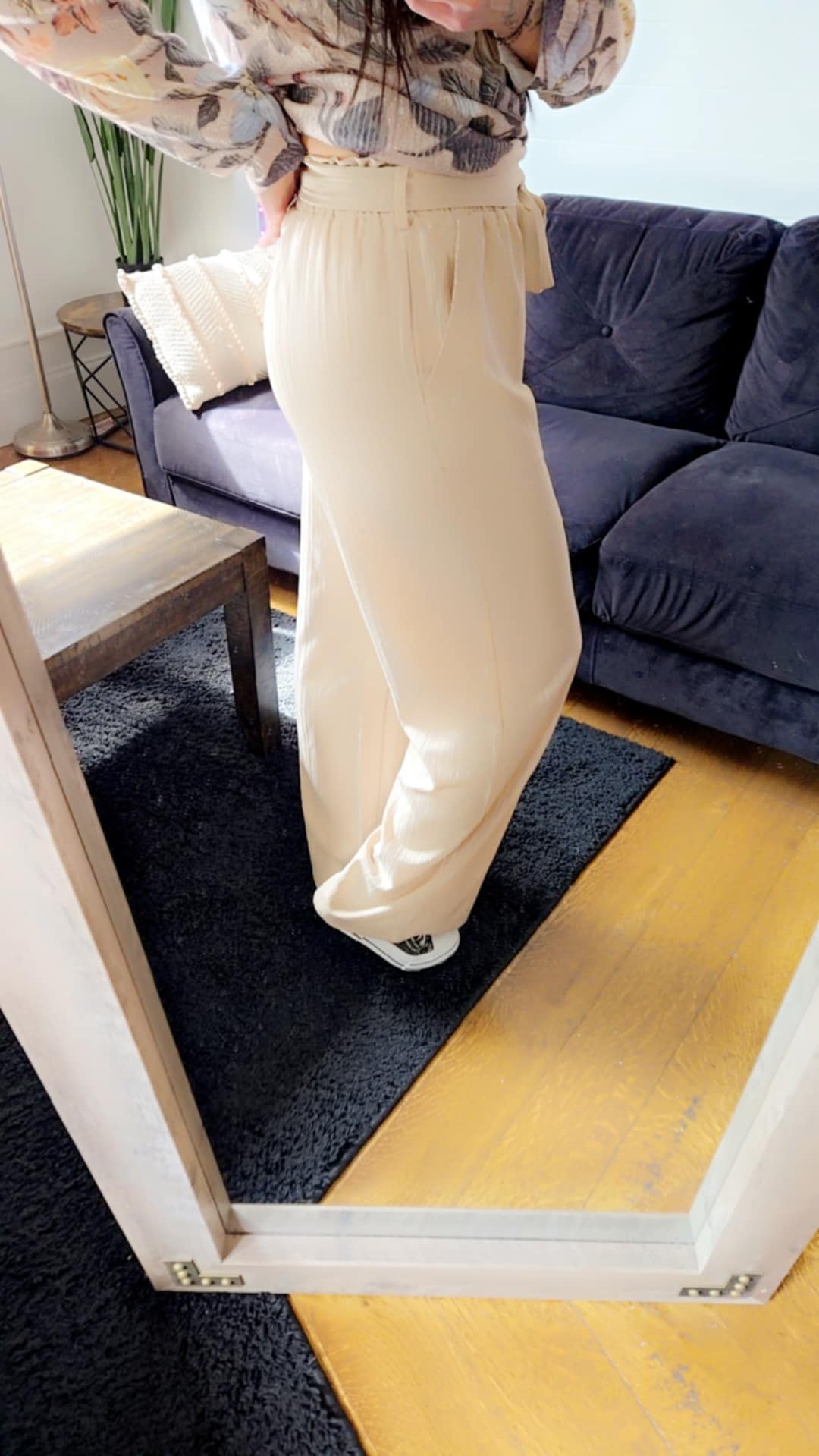 Vacation Flowy Tie Pants