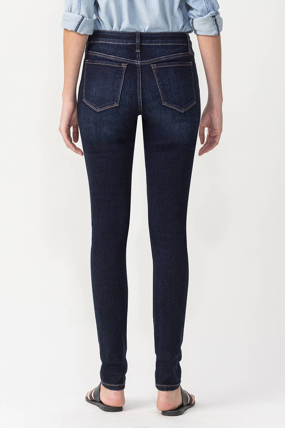 High Rise Dark Skinny from Lovervet by Vervet - SALE