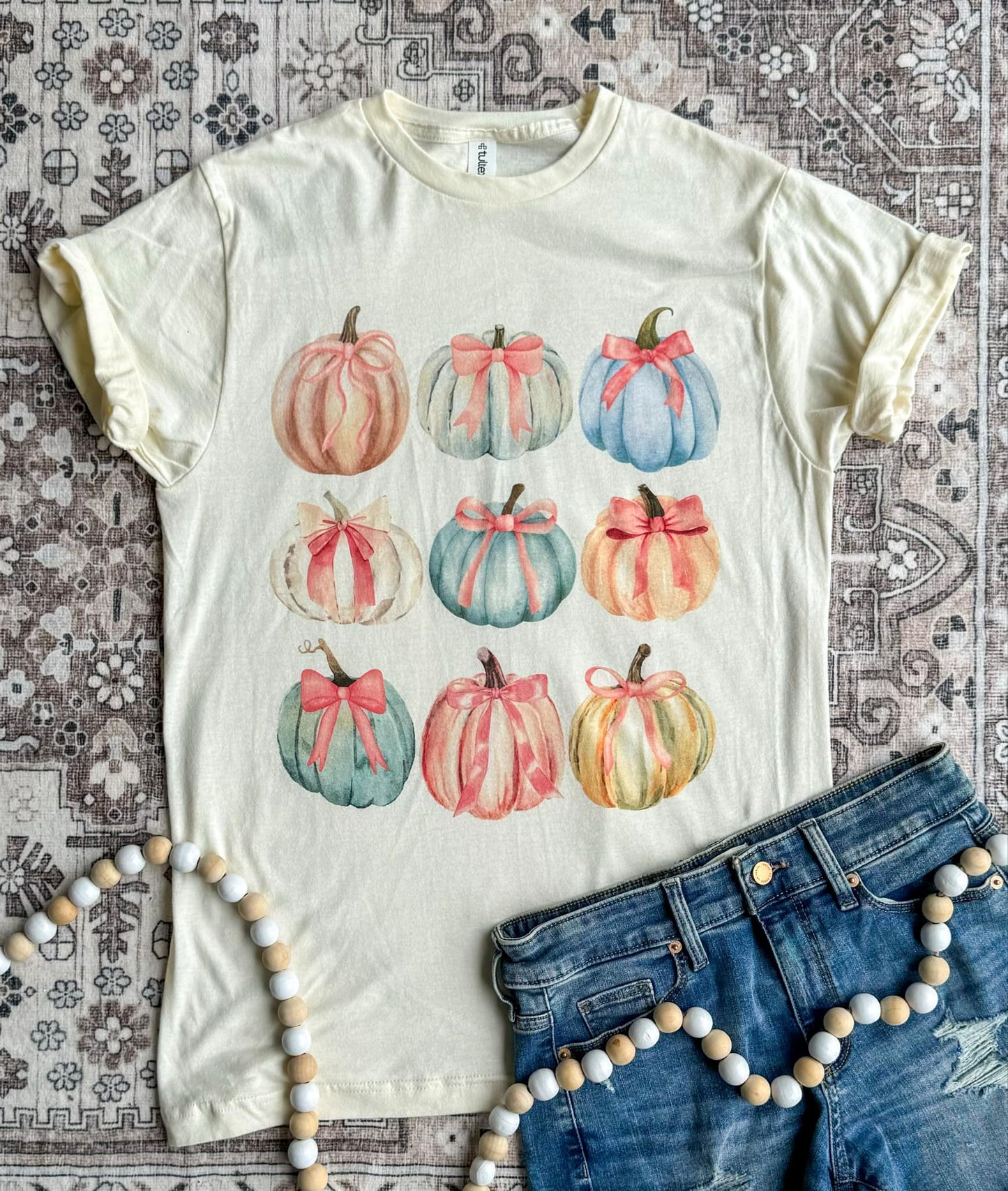 Bow Pumpkin Graphic Tee