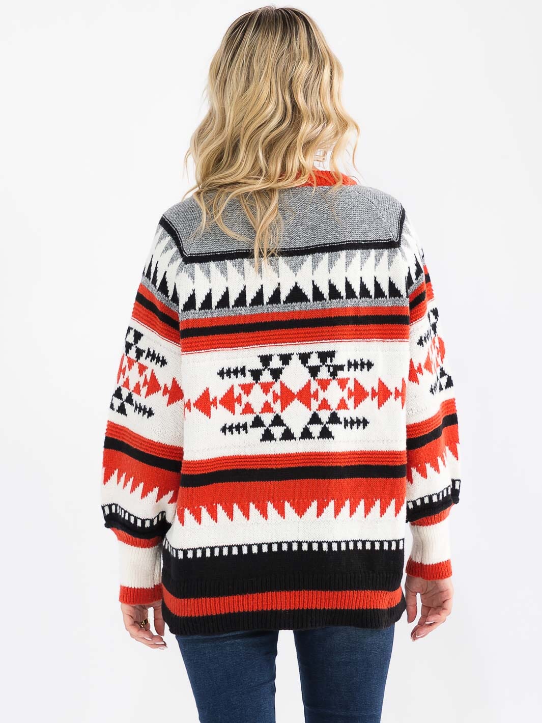 Aztec Print Holiday Sweater - SALE