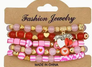 Valentine's Bracelet Stack - 5