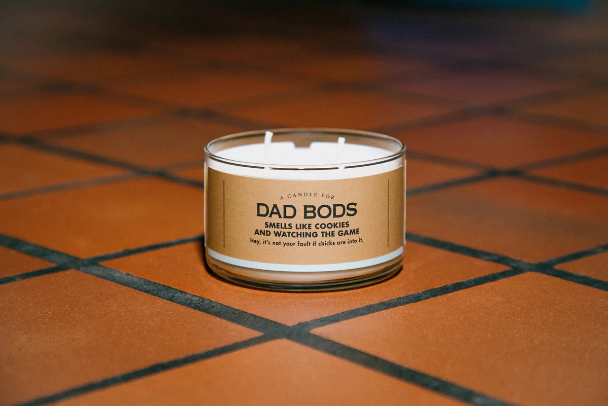 Whiskey River Soap Company Dad Bods Soy Candle