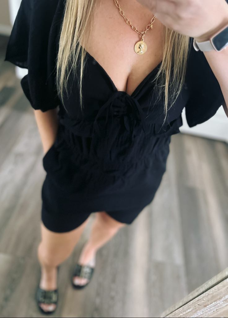 Sweetheart romper