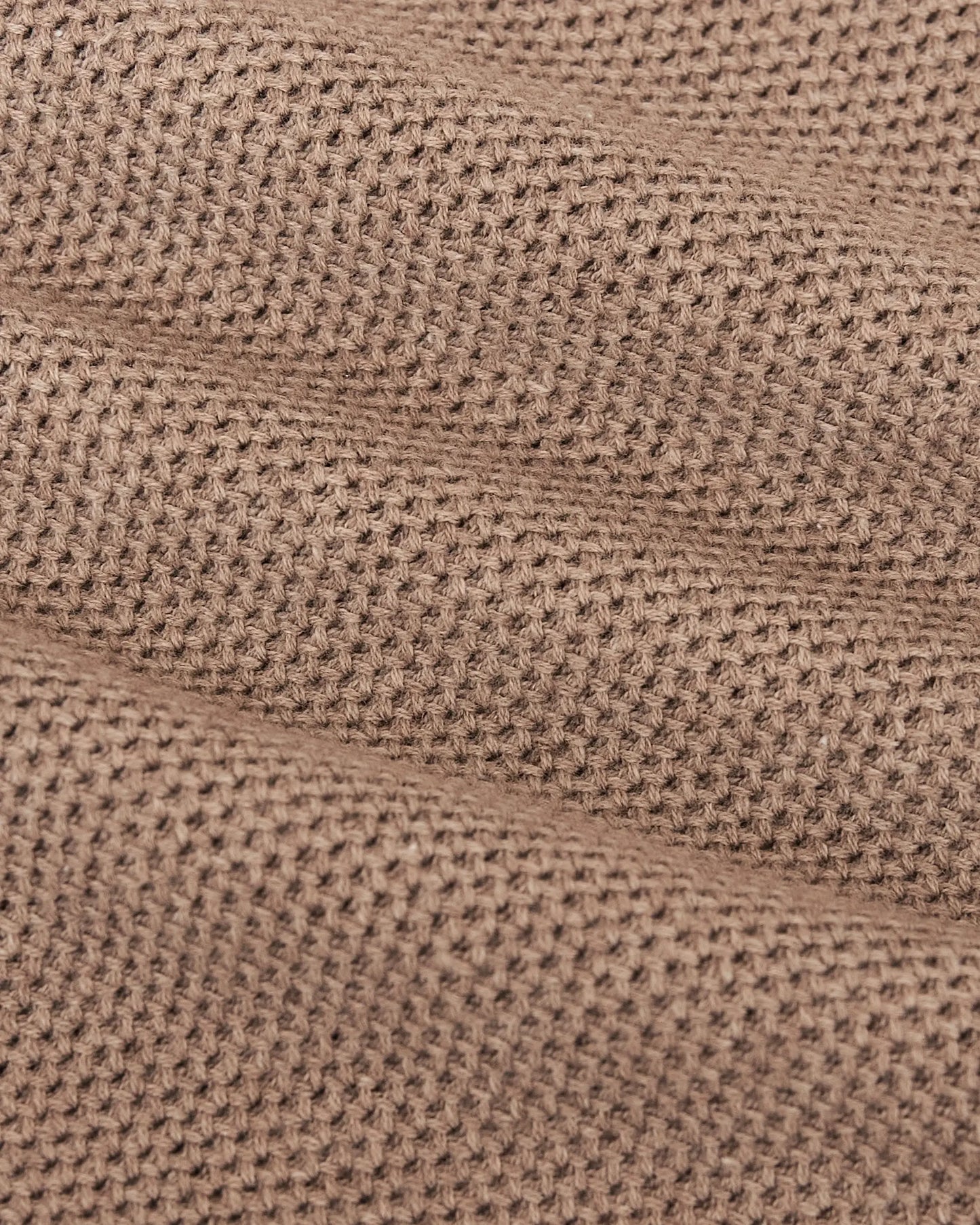 MEN'S Crew Sweater in Heather Camel Pique