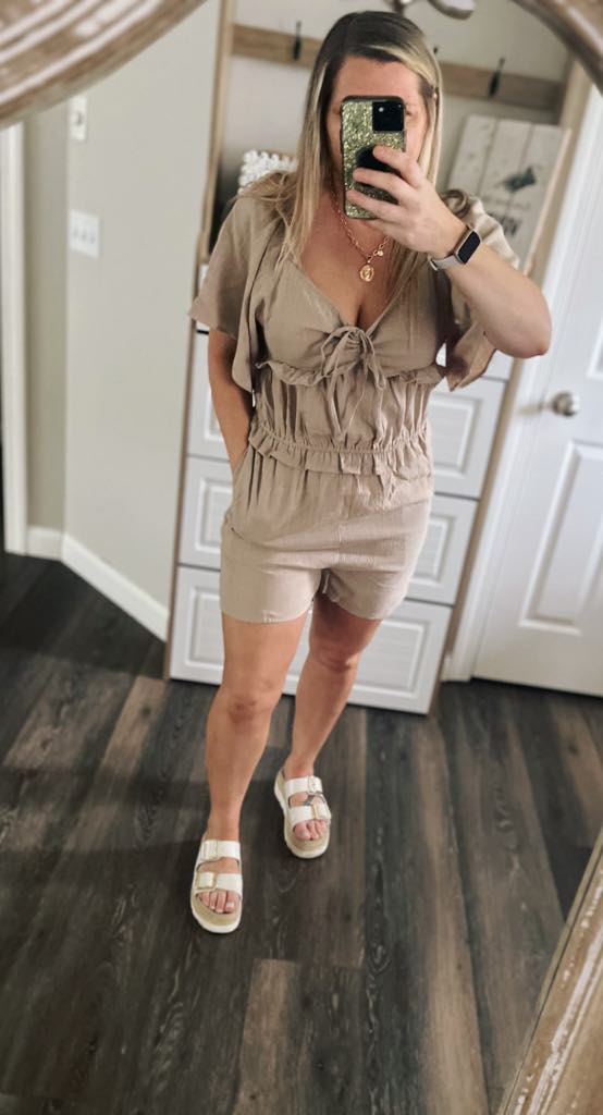 Sweetheart romper