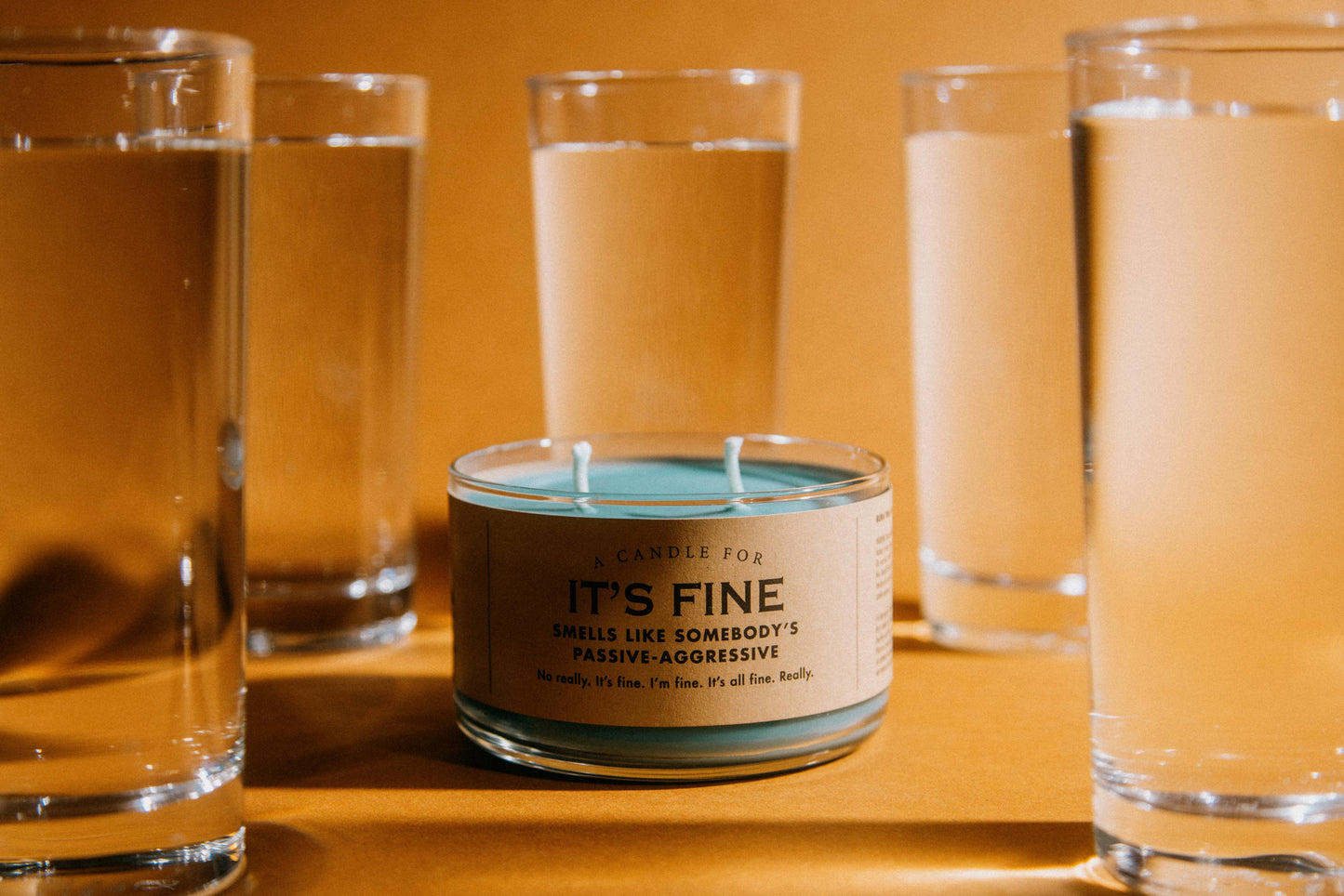 Whiskey River Soap Company It's Fine Soy Candle