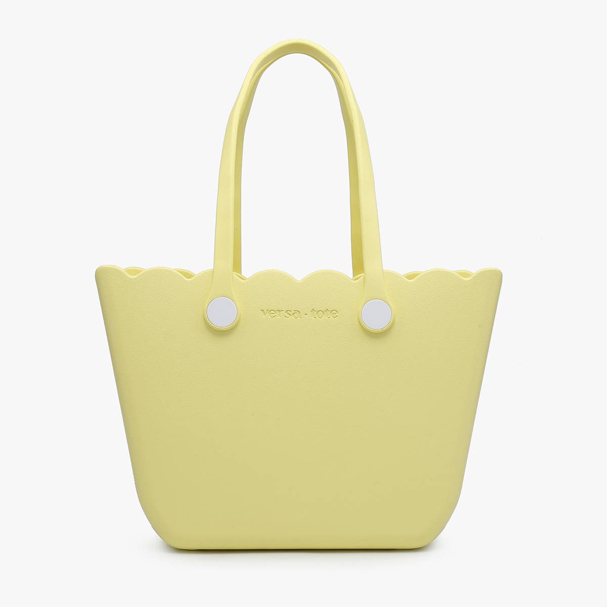 Rose Scalloped Versa Tote w/ Interchangeable Straps: Lavender