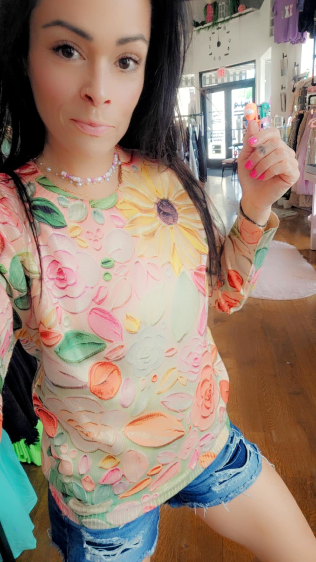 Embossed Garden Top - SALE