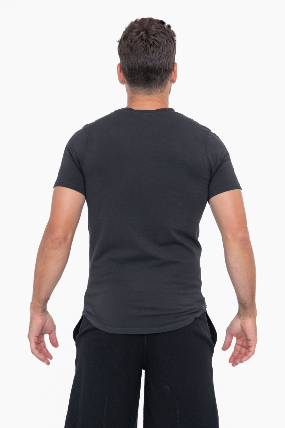 MEN'S - Pima Cotton and Spandex Premium Tee - Black