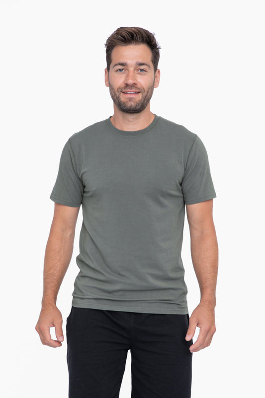 MEN'S - Pima Cotton and Spandex Premium Tee - Olive