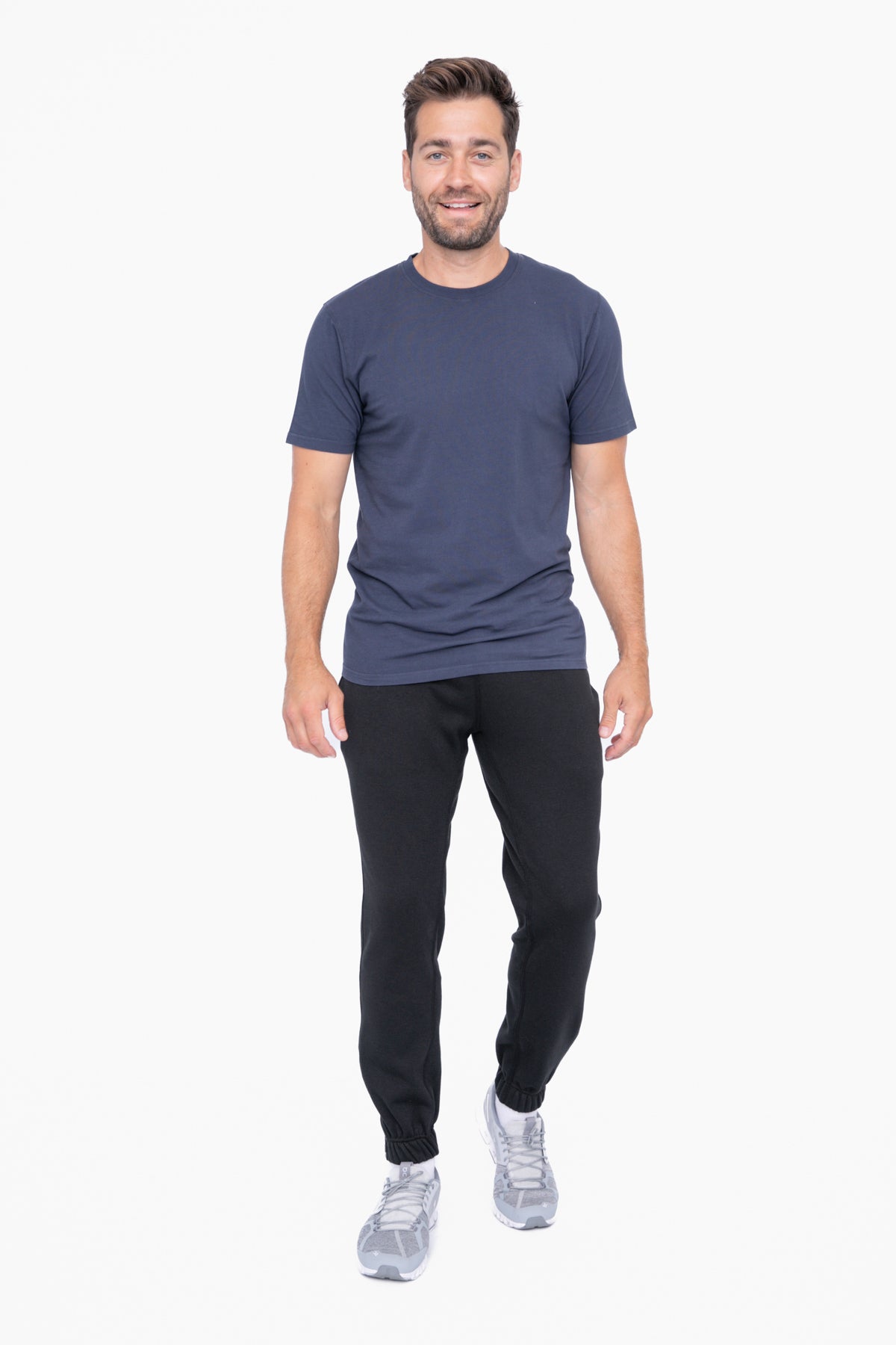 MEN'S - Pima Cotton and Spandex Premium Tee - Navy