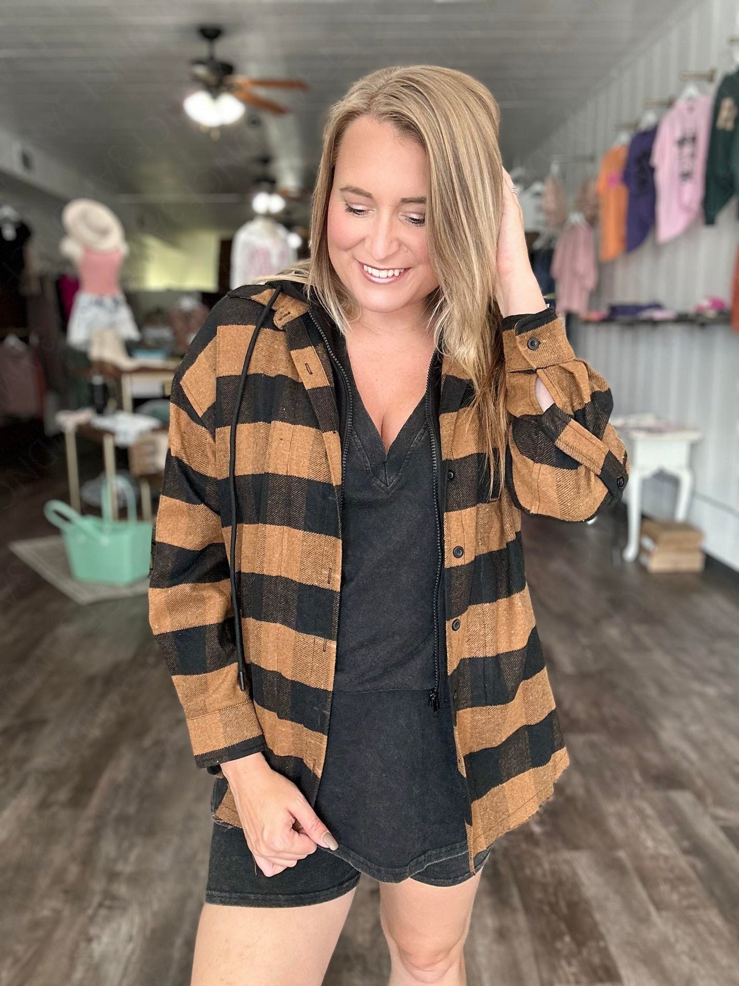 The Nova Double Layer Flannel Shacket