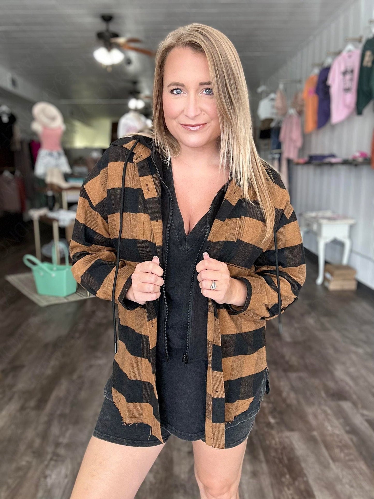 The Nova Double Layer Flannel Shacket
