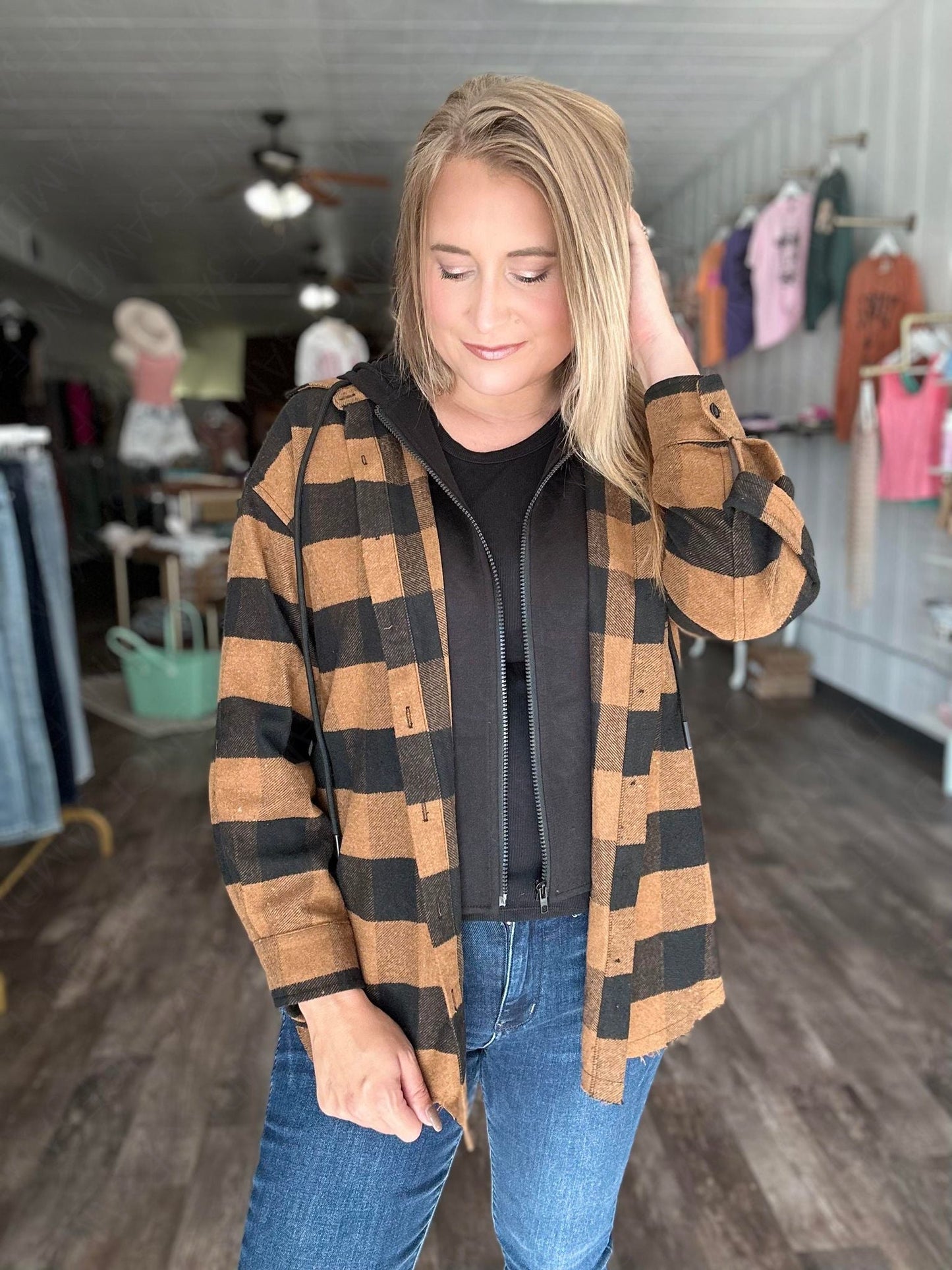 The Nova Double Layer Flannel Shacket