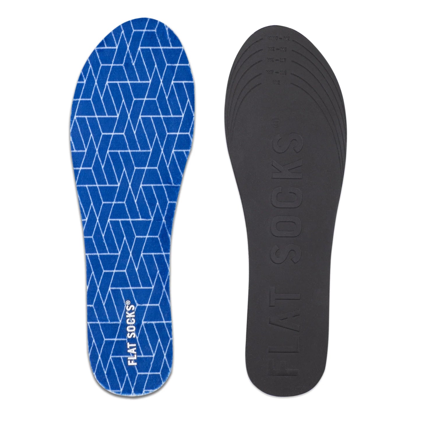 Blue Flat Socks - Small