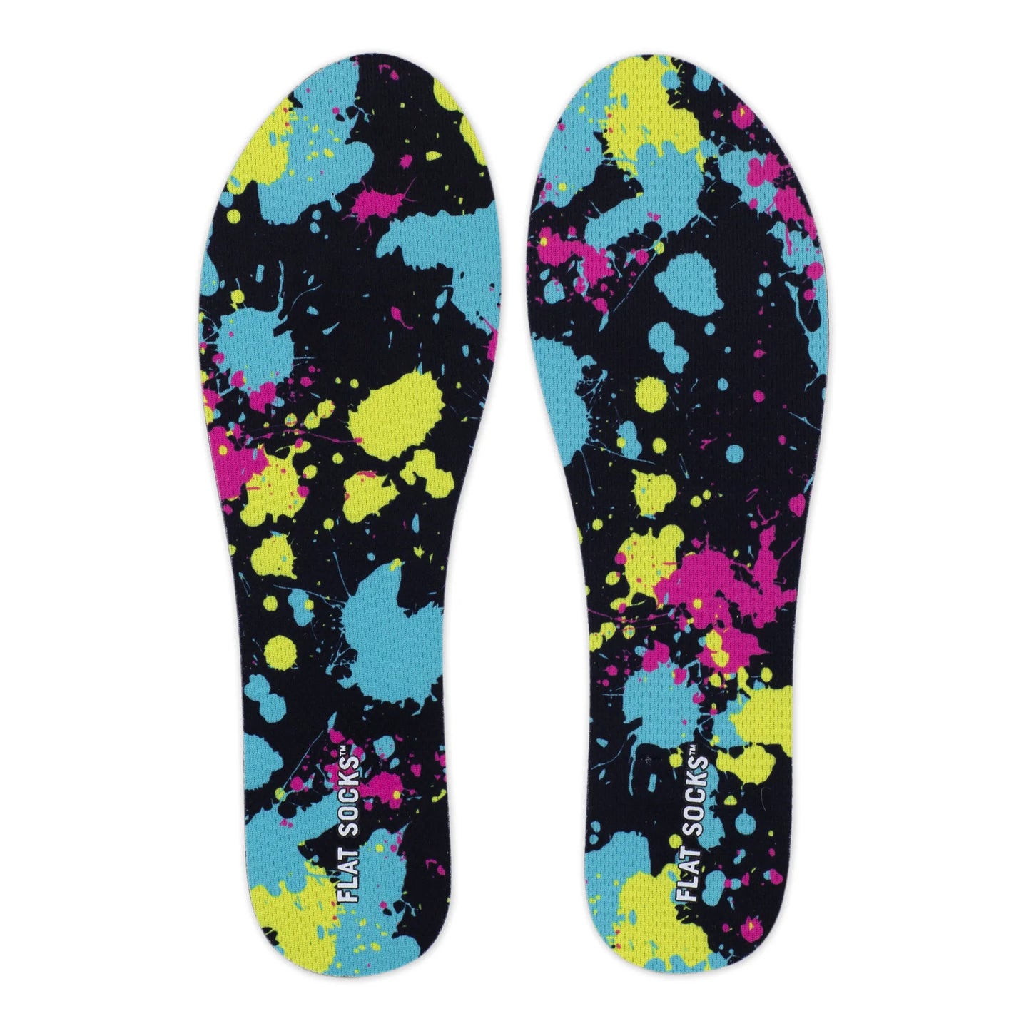 Paint Splatter Flat Socks - Small