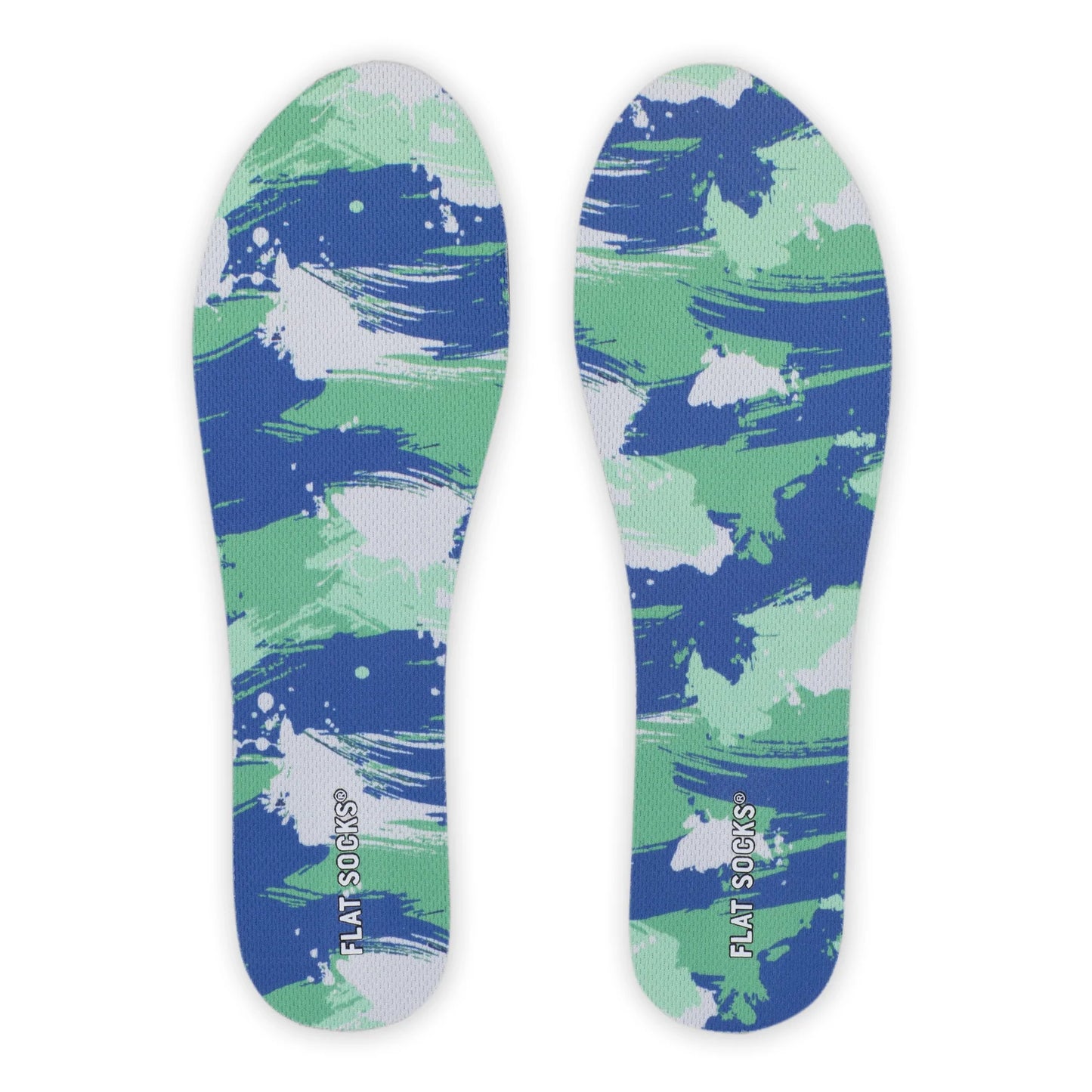 Brush Stroke Flat Socks - Small