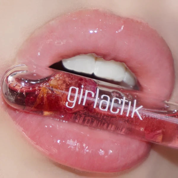 Girlactik Cosmetics - Rose Oil Clear Petal Gloss