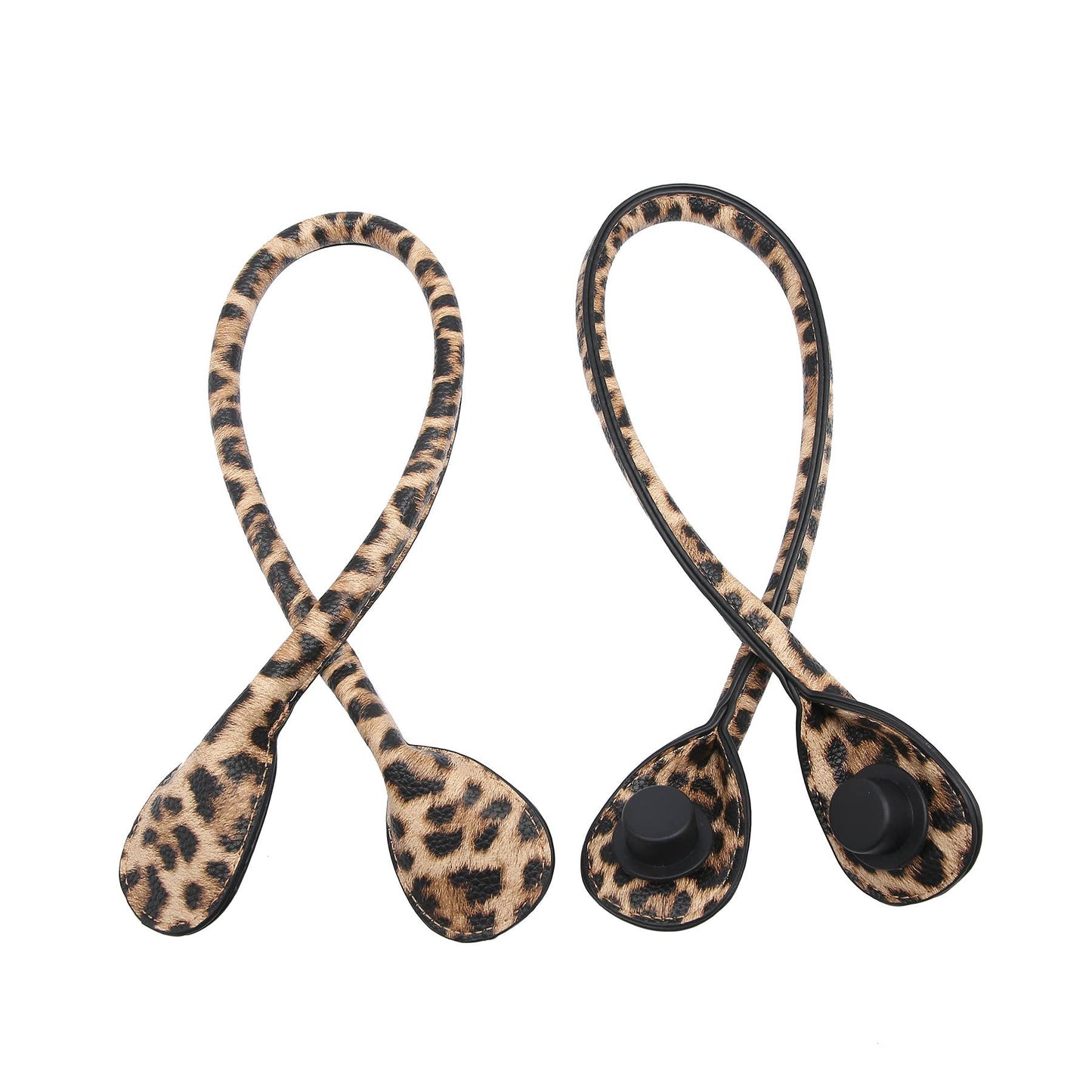 Vegan Leather Straps for Versa Tote - Leopard