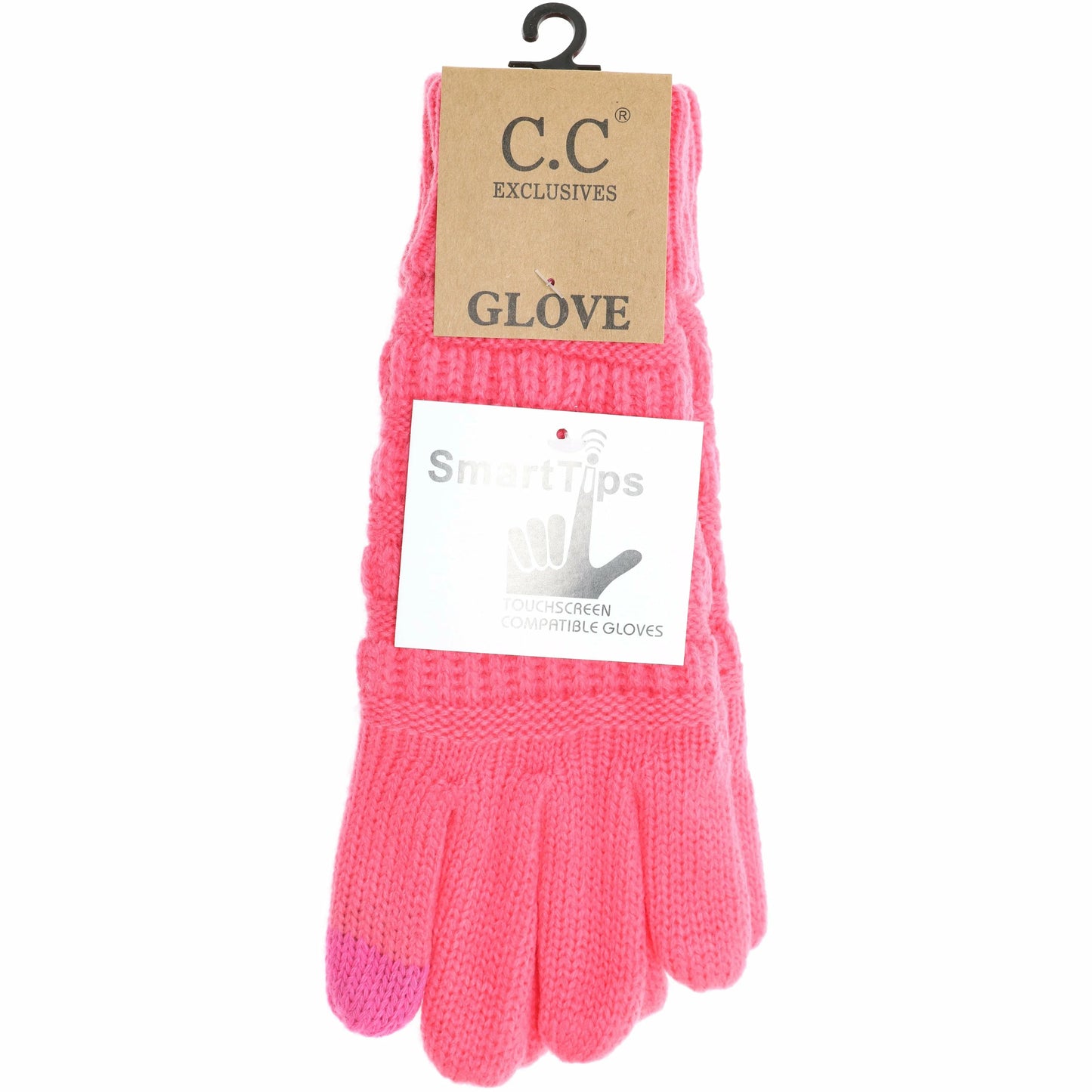 CC Beanie Knit Gloves with Inner and Exterior Lining