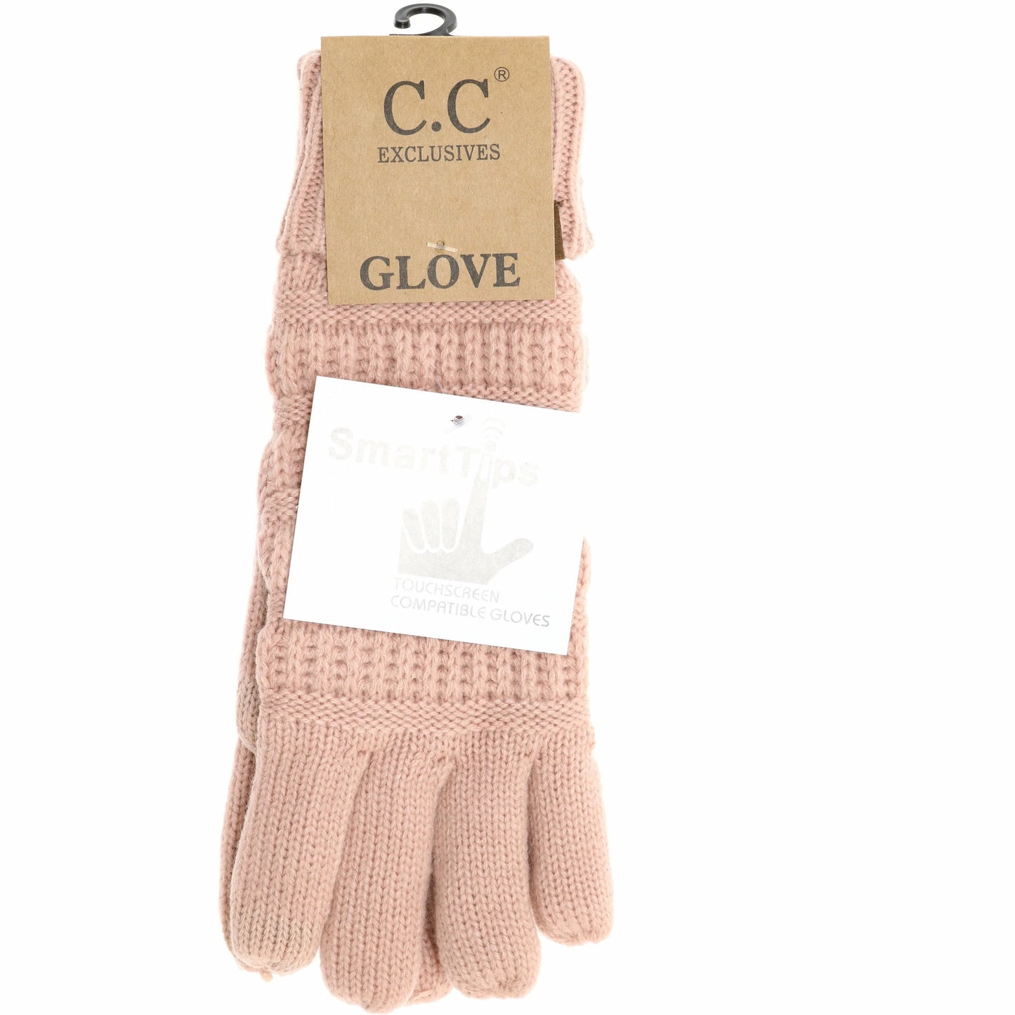CC Beanie Knit Gloves with Inner and Exterior Lining