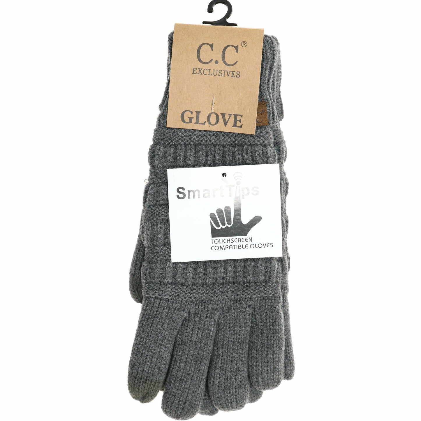 CC Beanie Knit Gloves with Inner and Exterior Lining