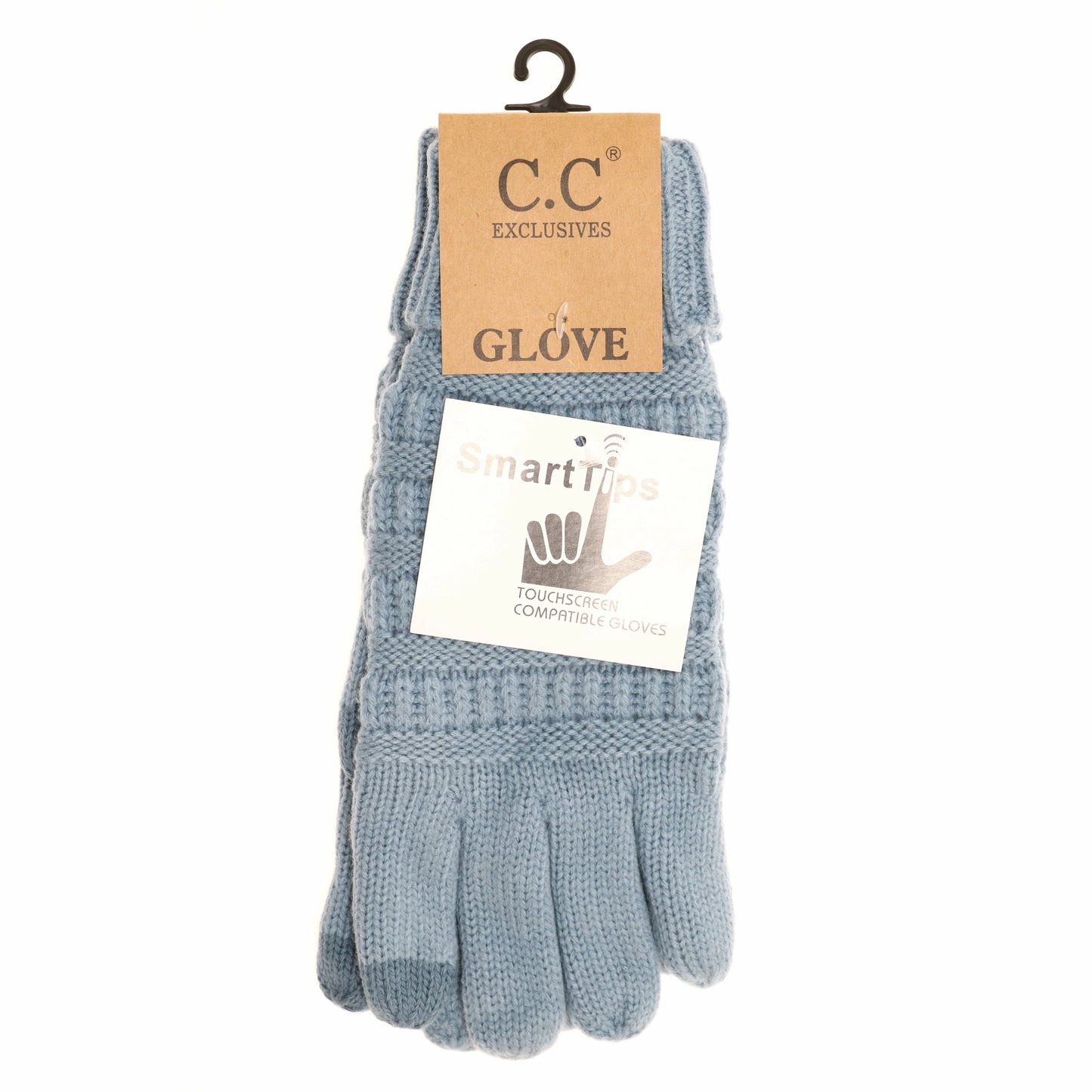 CC Beanie Knit Gloves with Inner and Exterior Lining