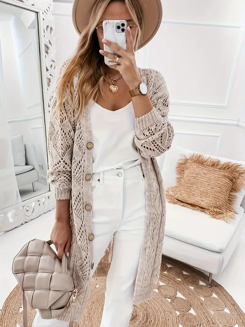 Lace Button Down Cardigan