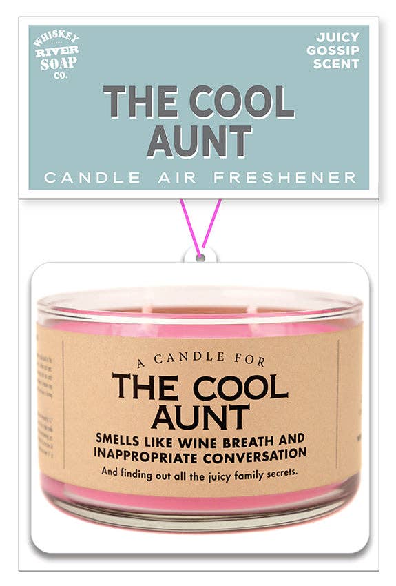 Whiskey River Soap Company The Cool Aunt Air Freshener