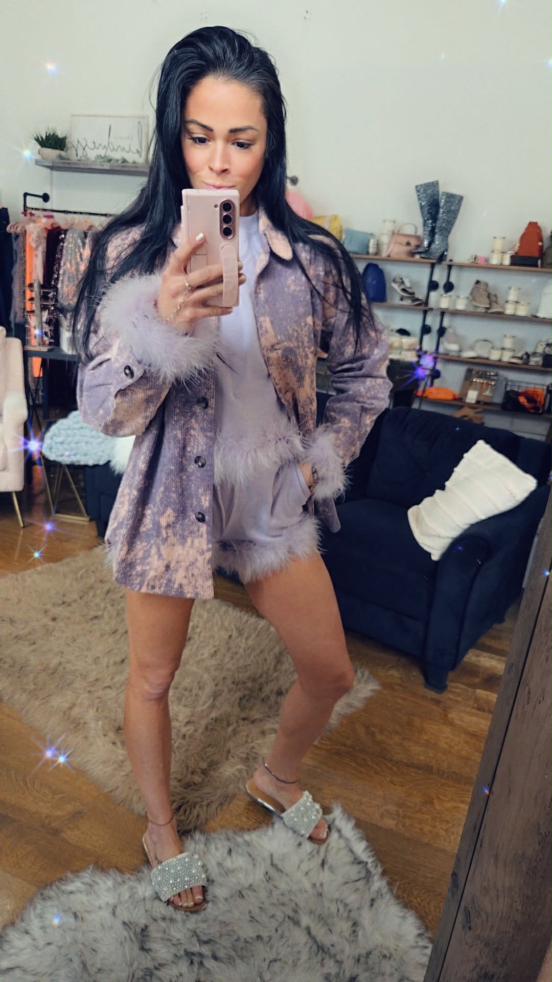 Long Sleeve Tie Dye Shacket