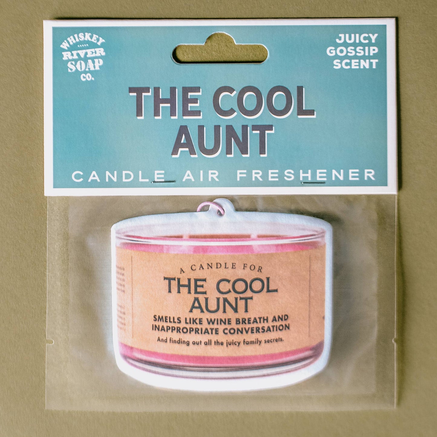 Whiskey River Soap Company The Cool Aunt Air Freshener
