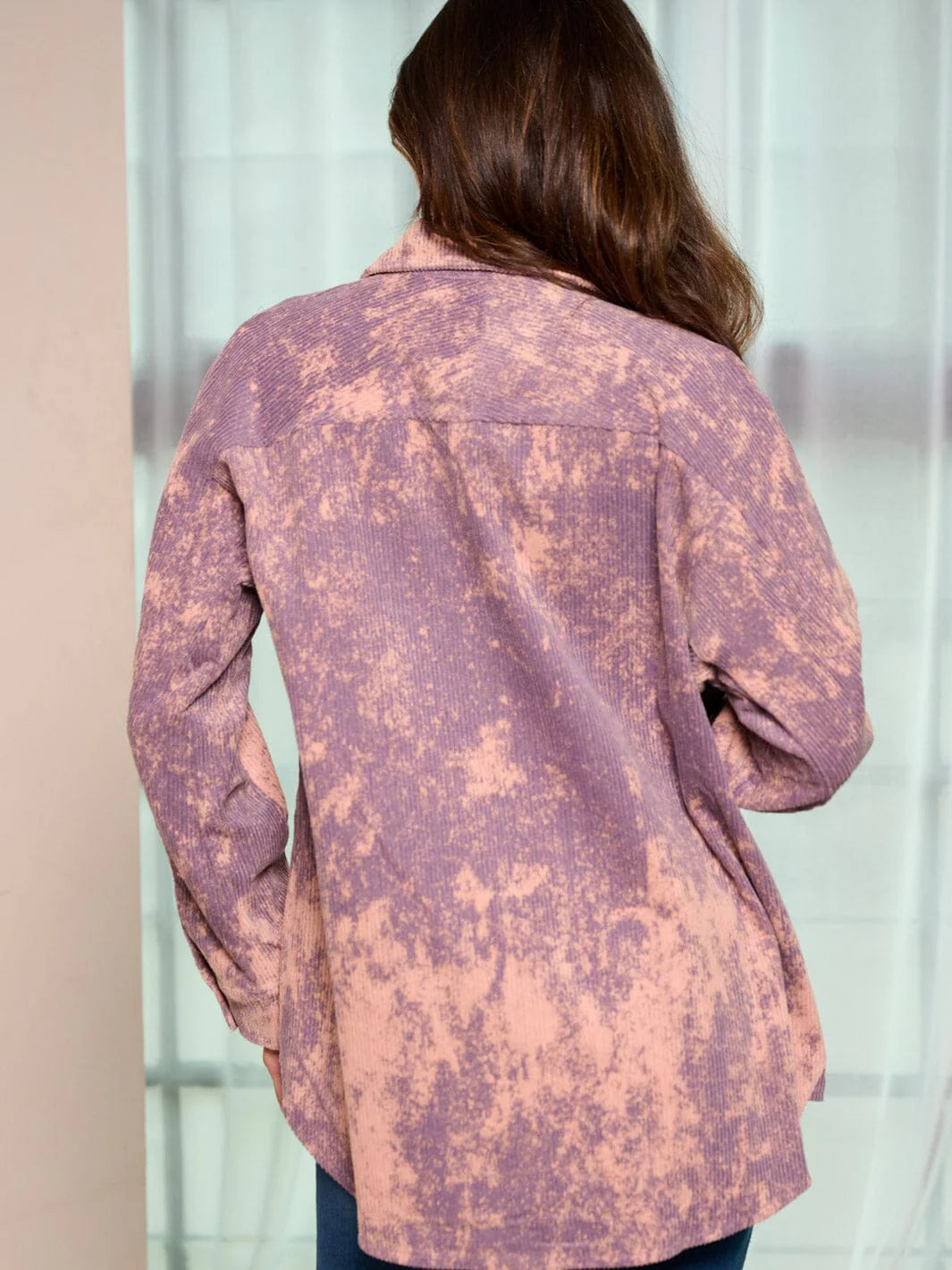 Long Sleeve Tie Dye Shacket