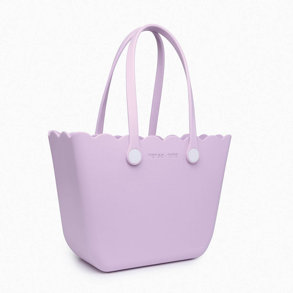 Rose Scalloped Versa Tote w/ Interchangeable Straps: Bubblegum