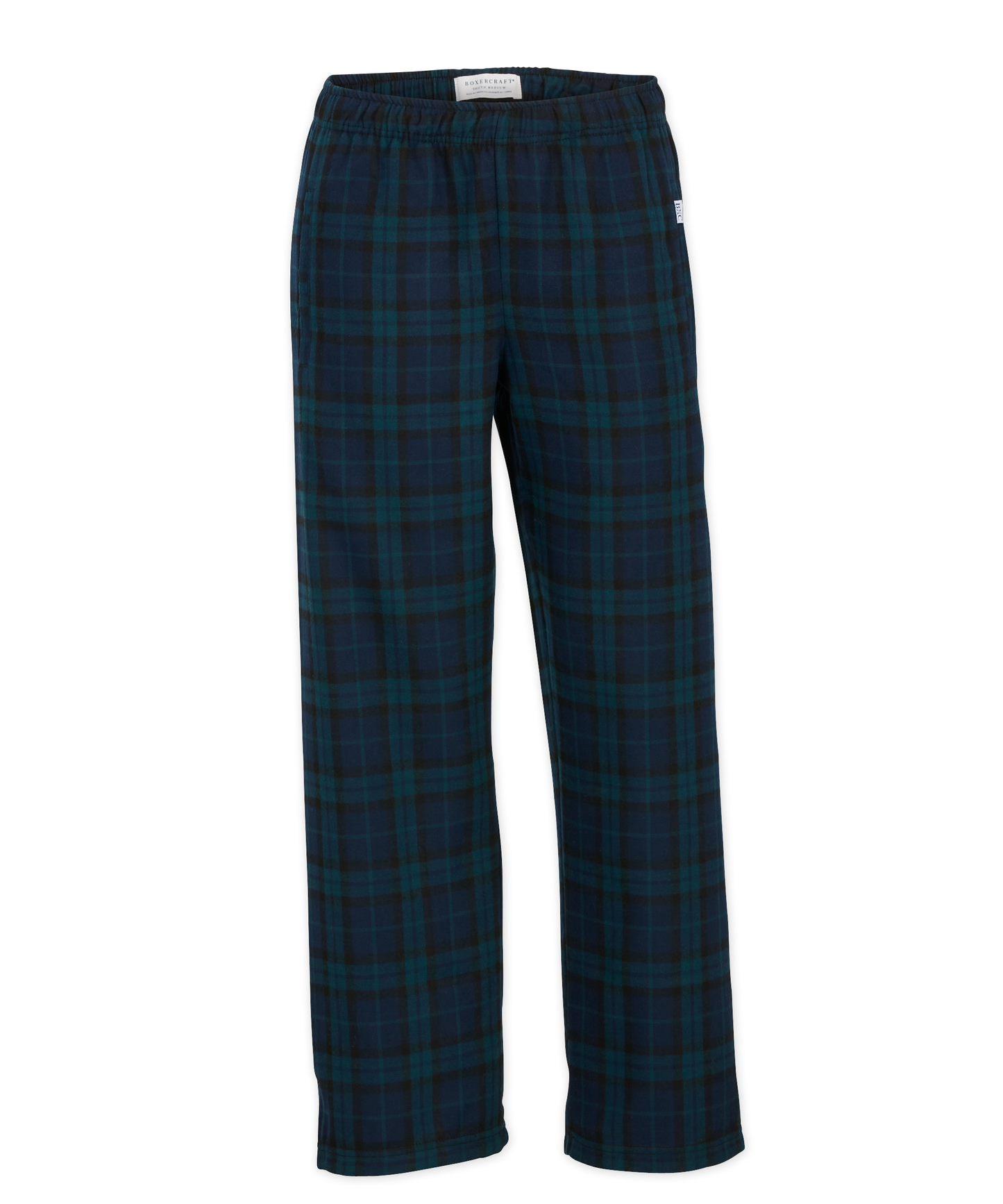 Youth Poly Flannel Pant: Red/Black Buffalo Plaid / YS