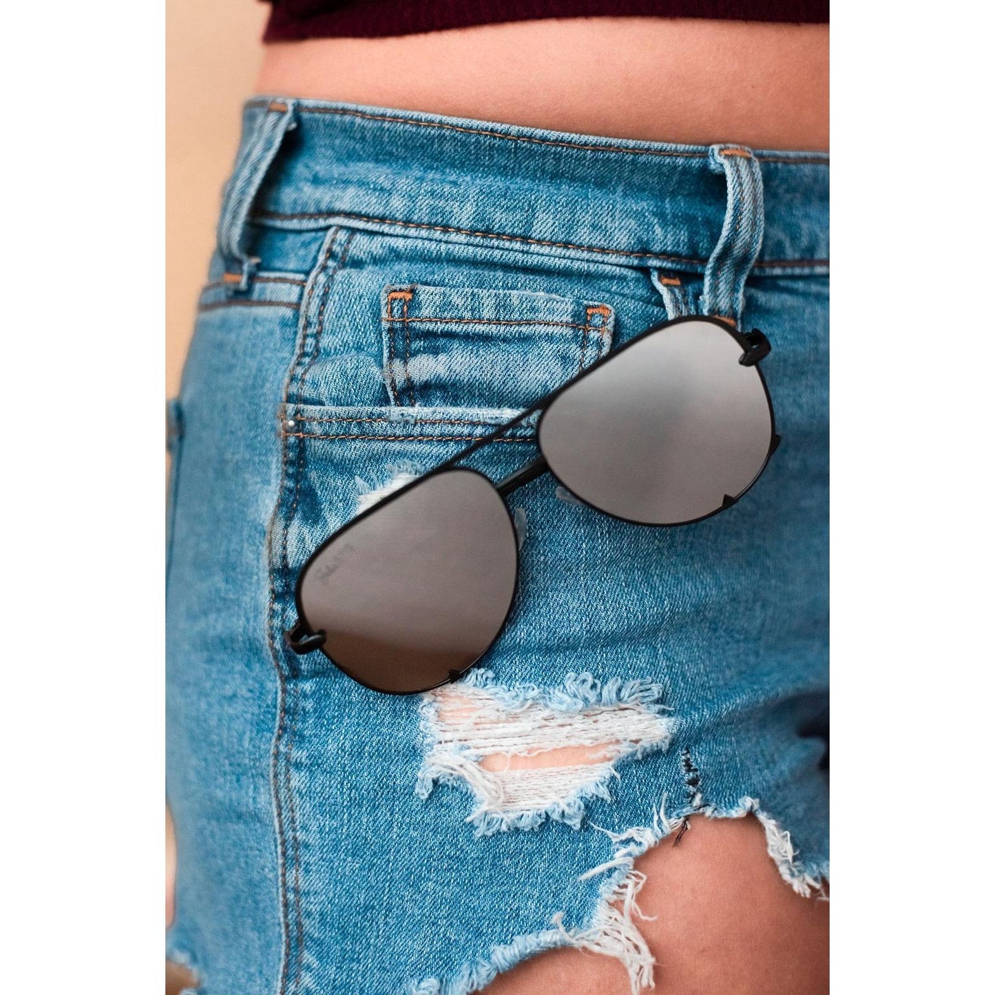 The Alex Black/Silver - High Quality Unisex Aviator Sunglasses *