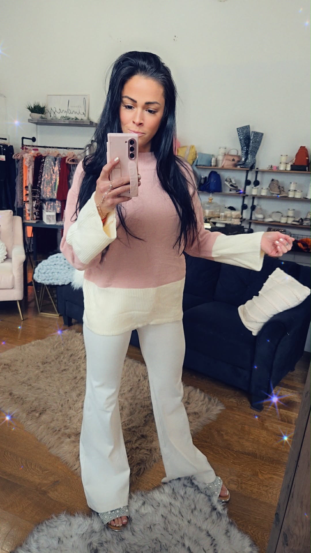 Colorblock Pullover Sweater