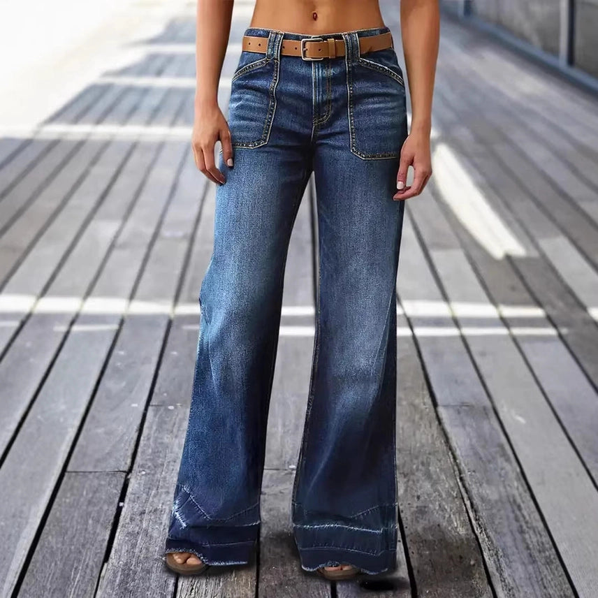 High Rise Wide Leg Jeans