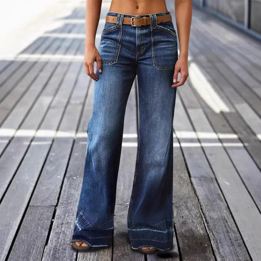 High Rise Wide Leg Jeans
