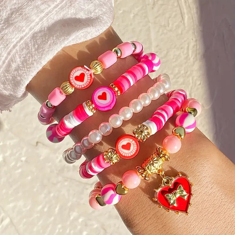 Valentine's Bracelet Stack - 4