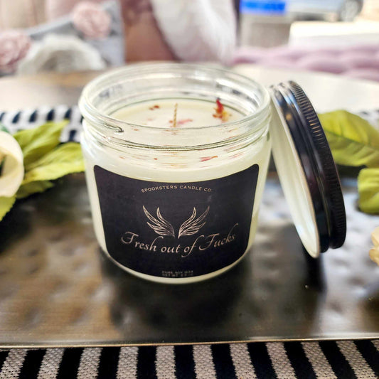 Soy Candle - Fresh Out of Fucks