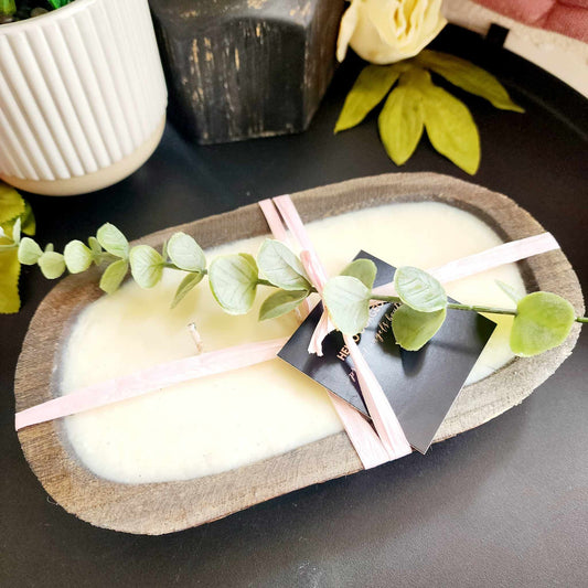 Soy Dough Bowl Candle - Angel Wings